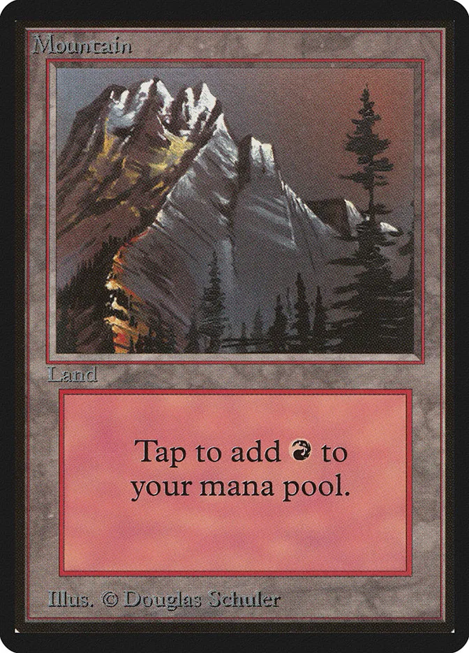 1993 Limited Edition Beta Mountain common #297 common card image