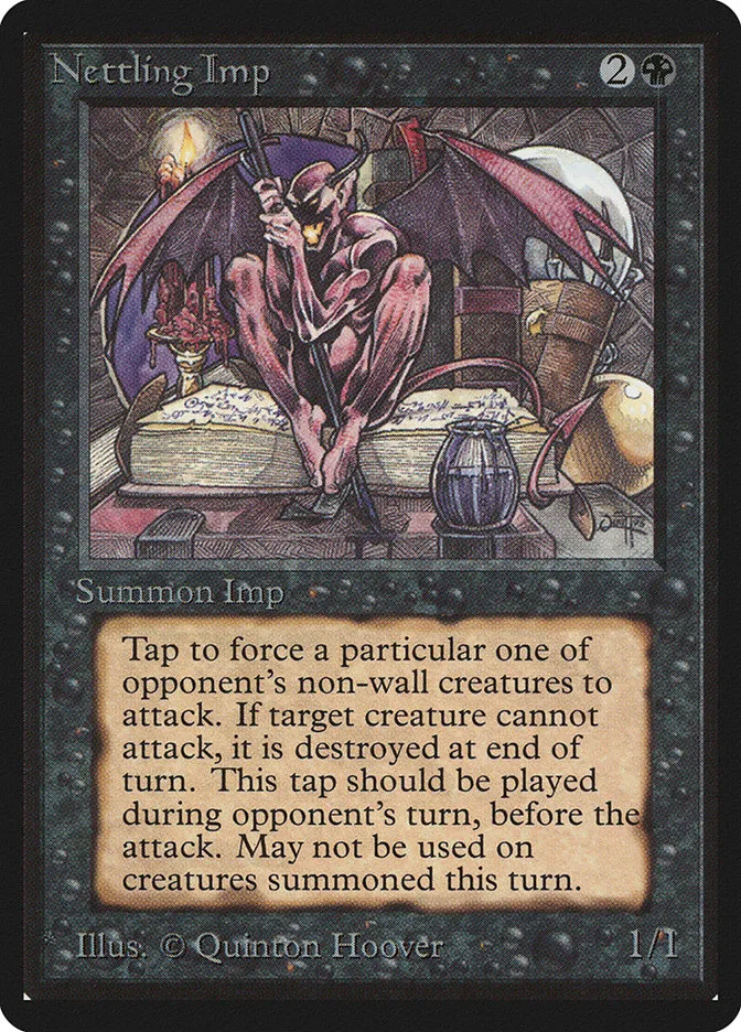 1993 Limited Edition Beta Nettling Imp uncommon #118 uncommon card image