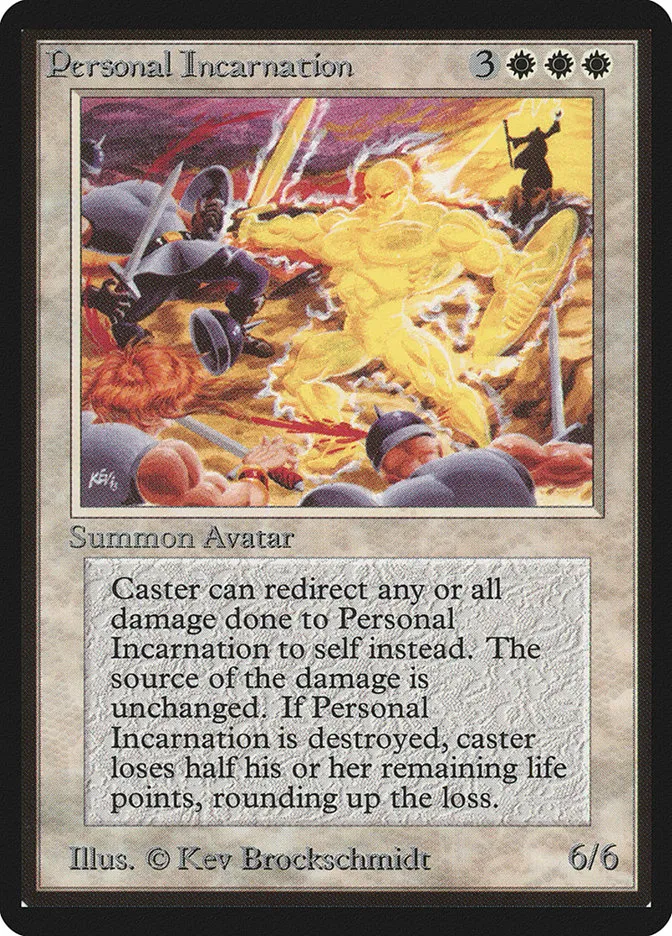 1993 Limited Edition Beta Personal Incarnation rare #32 rare card image