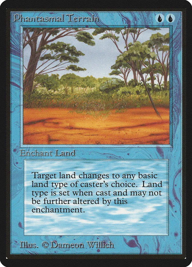1993 Limited Edition Beta Phantasmal Terrain common #69 common card image