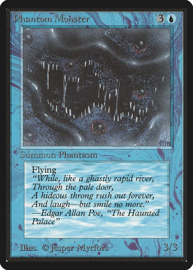 1993 Limited Edition Beta Phantom Monster uncommon #70 uncommon card image