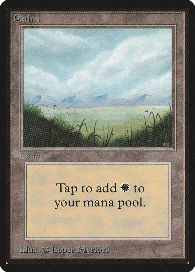 1993 Limited Edition Beta Plains [B] common #288 common card image