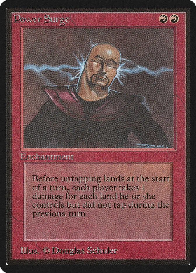 1993 Limited Edition Beta Power Surge rare #168 rare card image