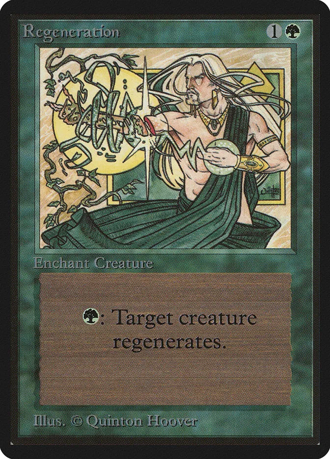 1993 Limited Edition Beta Regeneration #214 common card image