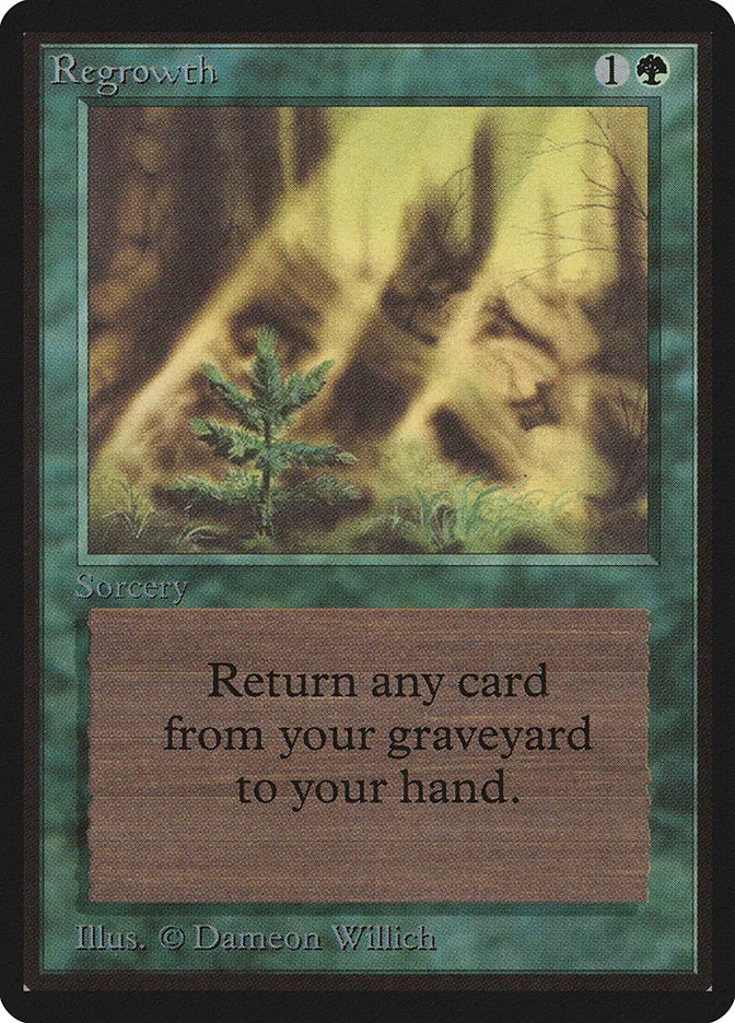 1993 Limited Edition Beta Regrowth uncommon #215 uncommon card image