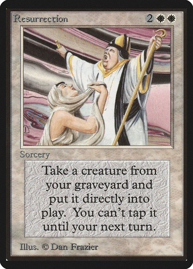 1993 Limited Edition Beta Resurrection uncommon #35 uncommon card image
