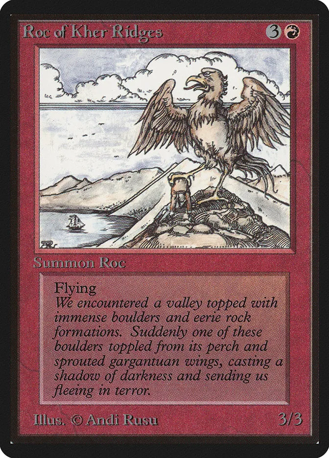 1993 Limited Edition Beta Roc of Kher Ridges rare #171 rare card image