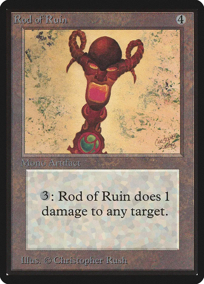 1993 Limited Edition Beta Rod of Ruin uncommon #269 uncommon card image