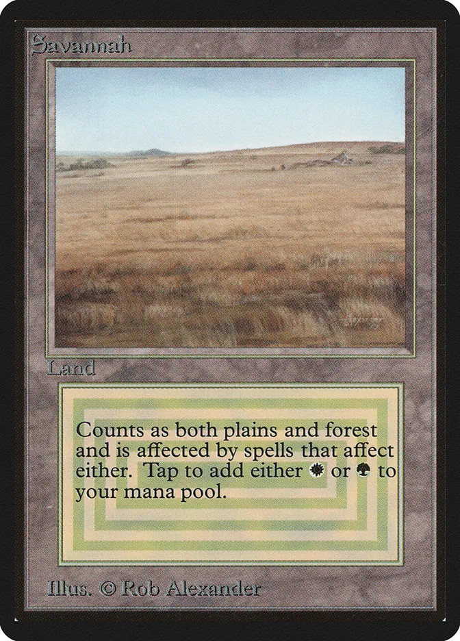 1993 Limited Edition Beta Savannah rare #281 rare card image