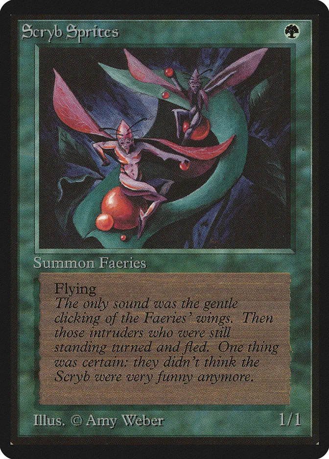 1993 Limited Edition Beta Scryb Sprites #216 common card image