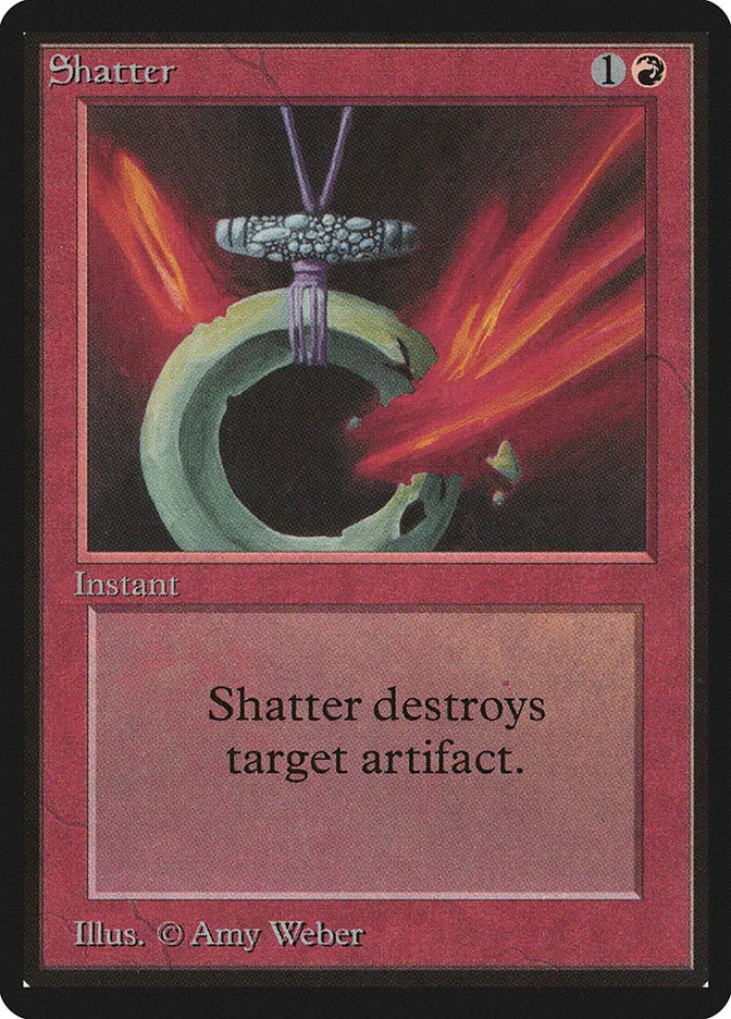 1993 Limited Edition Beta Shatter common #174 common card image