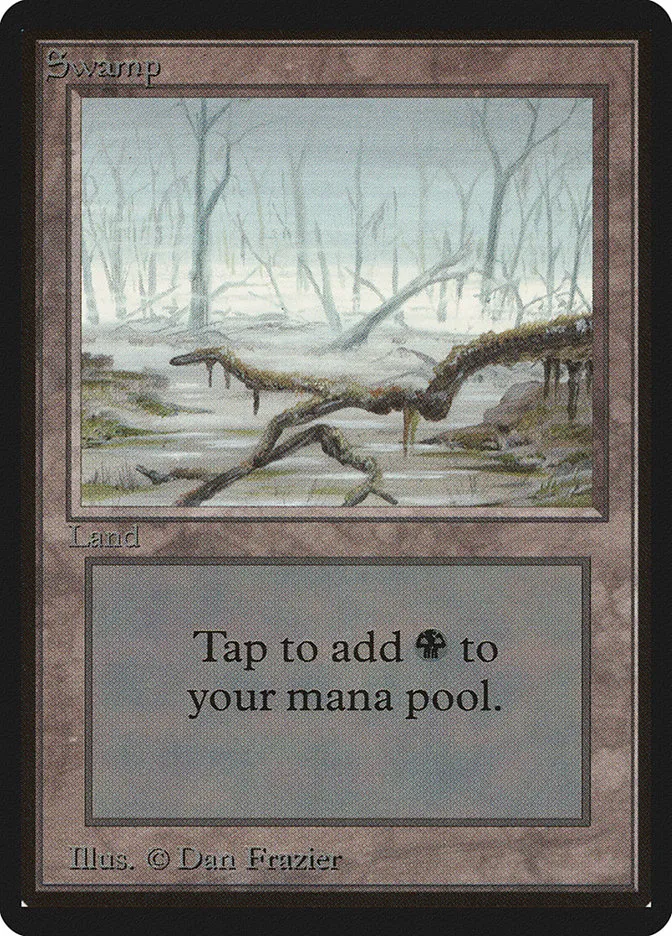 1993 Limited Edition Beta Swamp [B] common #294 common card image