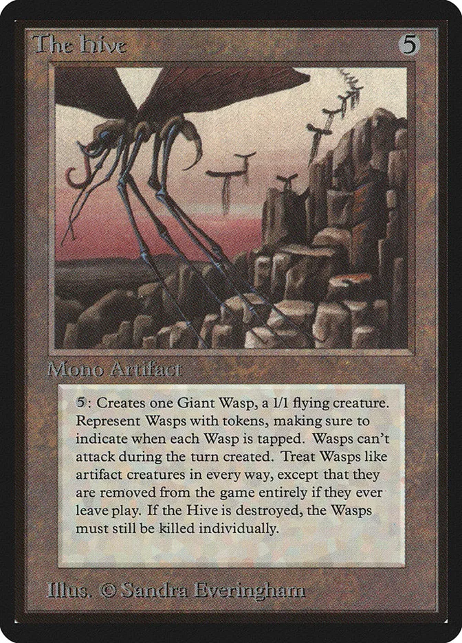 1993 Limited Edition Beta The Hive rare #273 rare card image