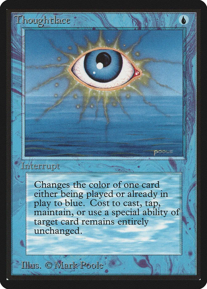 1993 Limited Edition Beta Thoughtlace rare #83 rare card image