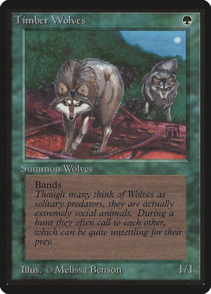 1993 Limited Edition Beta Timber Wolves rare #220 rare card image