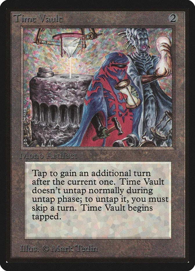 1993 Limited Edition Beta Time Vault rare #275 rare card image