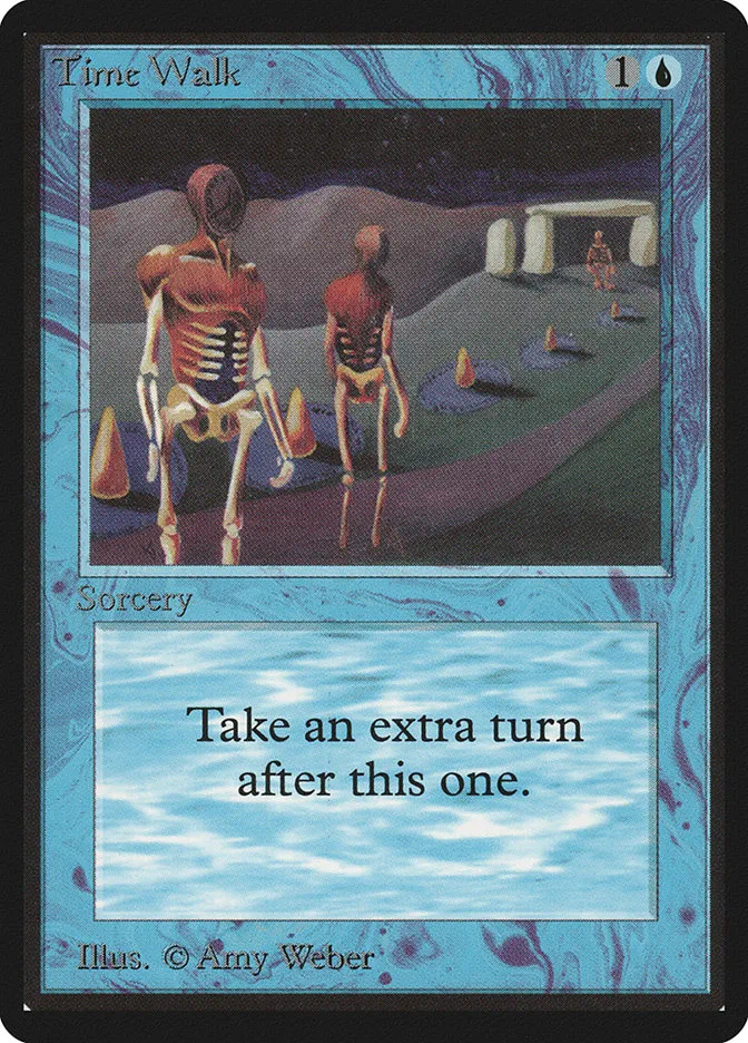 1993 Limited Edition Beta Time Walk rare #84 rare card image