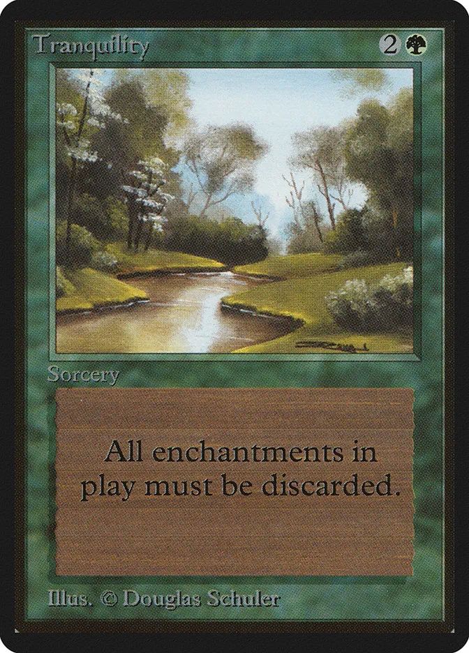 1993 Limited Edition Beta Tranquility common #221 common card image