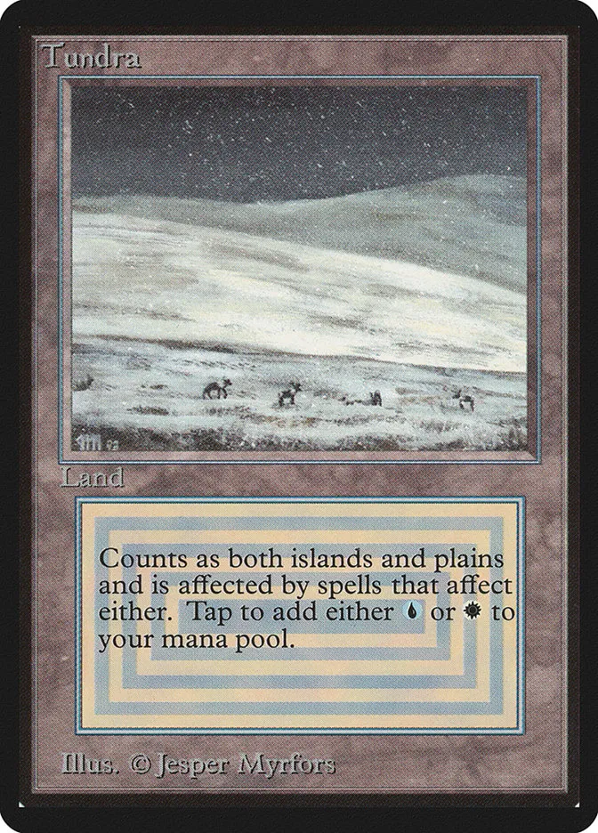 1993 Limited Edition Beta Tundra rare #285 rare card image