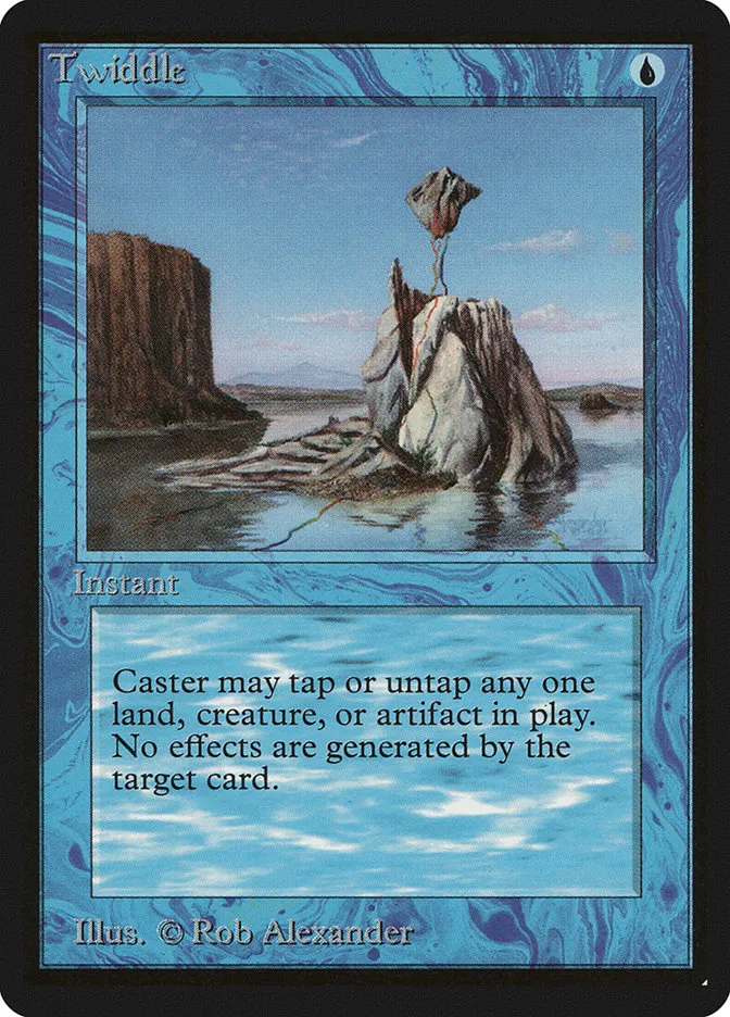 1993 Limited Edition Beta Twiddle common #86 common card image