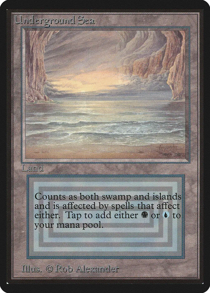 1993 Limited Edition Beta Underground Sea rare #286 rare card image