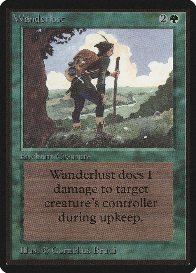 1993 Limited Edition Beta Wanderlust uncommon #227 uncommon card image