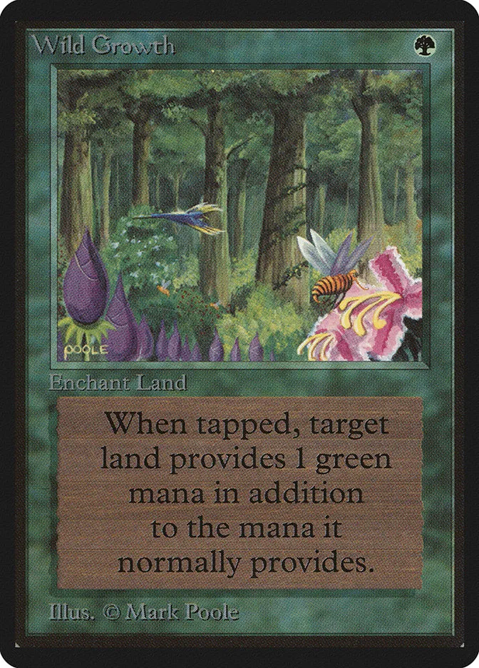 1993 Limited Edition Beta Wild Growth common #230 common card image