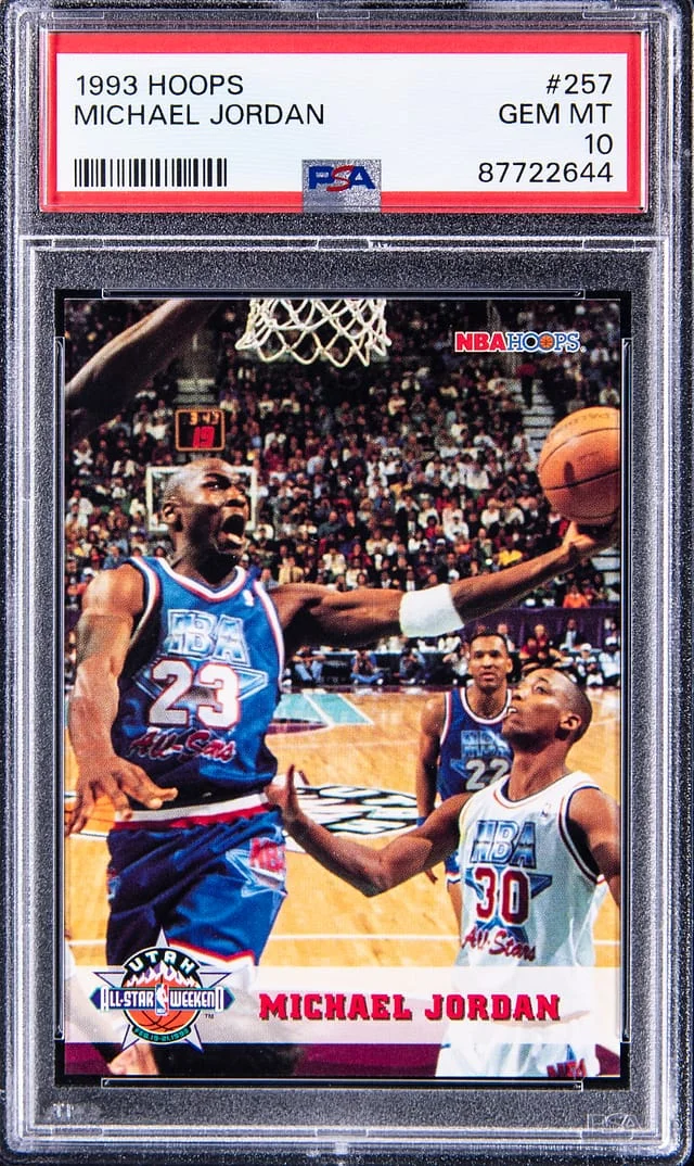 1993 NBA Hoops Michael Jordan #257 card image