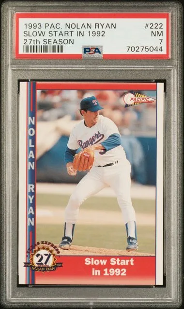 1993 Pacific Nolan Ryan 27th Season Slow Start In 1992 #222 card image