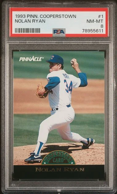 1993 Pinnacle Nolan Ryan Cooperstown #1 card image