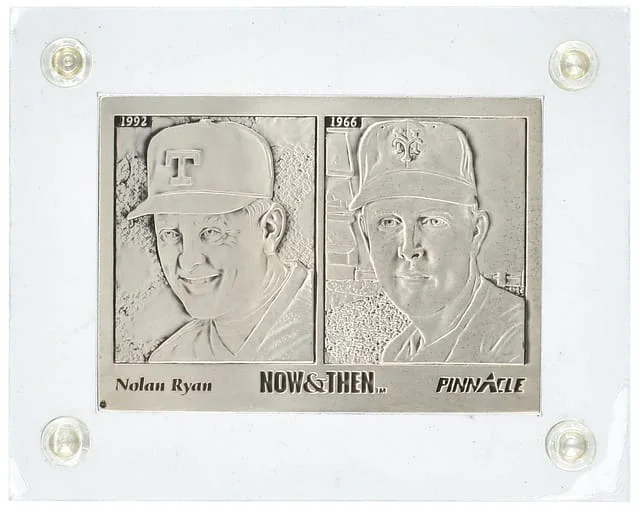 1993 Pinnacle Nolan Ryan Now & Then Silver Mint #290 card image