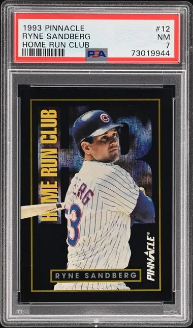 1993 Pinnacle Ryne Sandberg Home Run Club #12 card image
