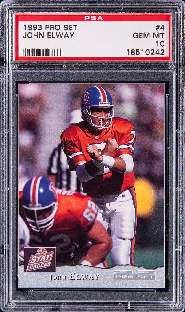 1993 Pro Set John Elway #4 card image