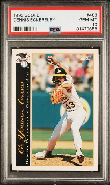 1993 Score Dennis Eckersley #483 card image