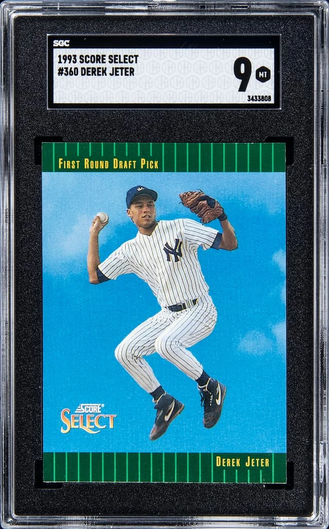 1993 Score Derek Jeter Select #360 card image