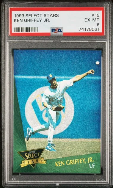 1993 Select Ken Griffey Jr. Stars #19 card image
