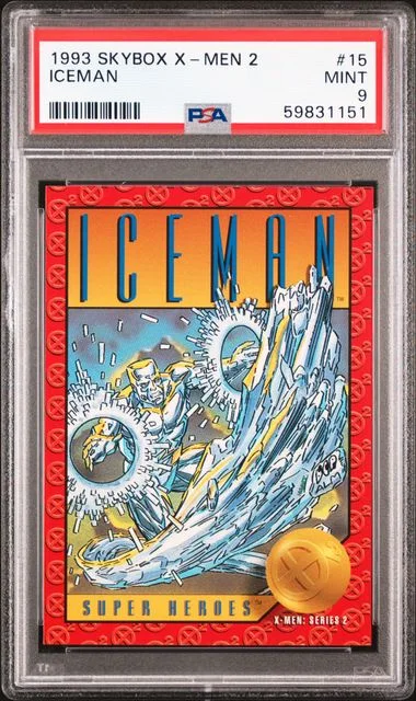 1993 SkyBox 15 Iceman X-Men #2 card image