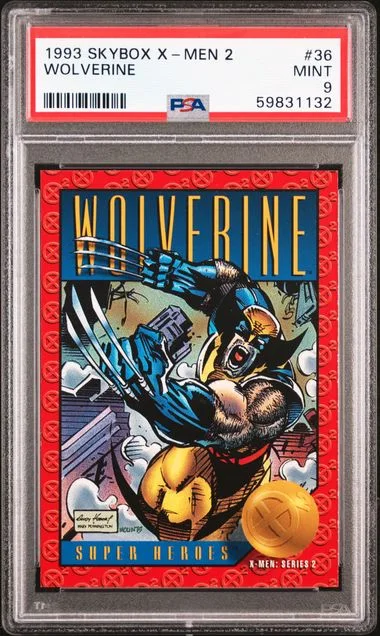 1993 SkyBox 36 Wolverine X-Men #2 card image