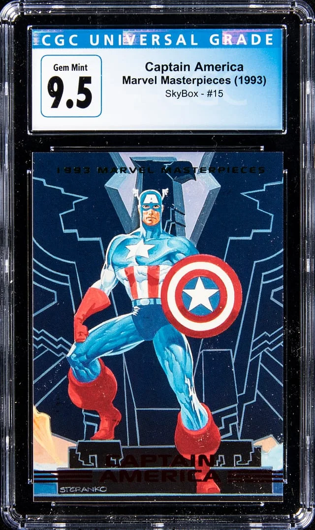 1993 SkyBox Captain America Marvel Masterpieces #15 card image
