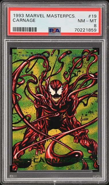 1993 SkyBox Carnage Marvel Masterpieces #19 card image
