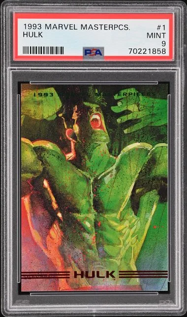 1993 SkyBox Hulk Marvel Masterpieces #1 card image