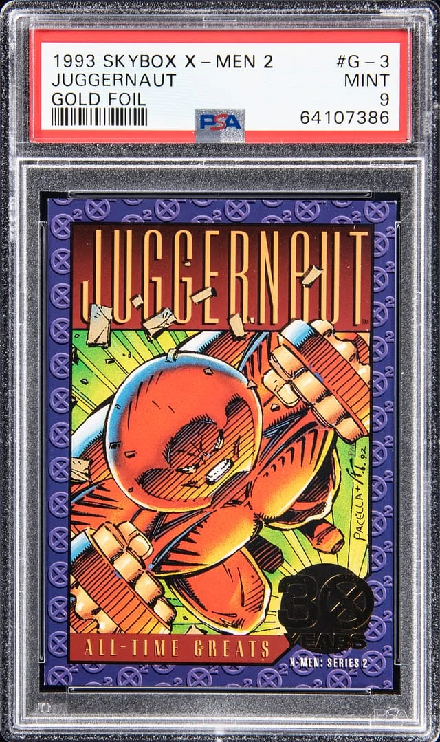 1993 SkyBox Juggernaut X-Men 2 Gold Foil #G-3 card image
