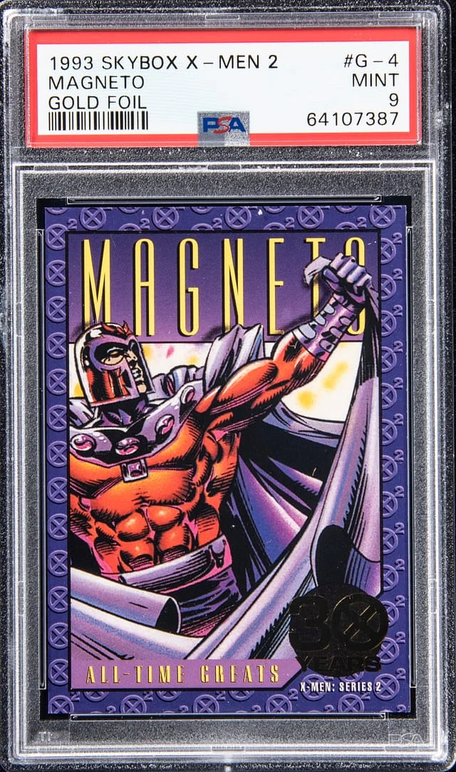 1993 SkyBox Magneto X-Men 2 Gold Foil #G-4 card image