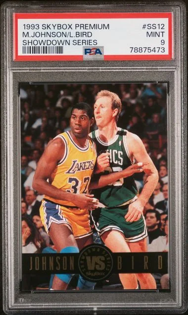 1993 SkyBox Premium Larry Bird/Magic Johnson Showdown Series #Ss12 card image