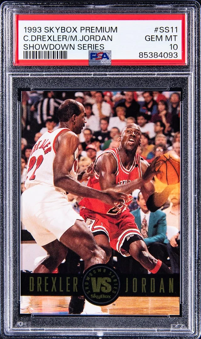 1993 SkyBox Premium Michael Jordan/Clyde Drexler Showdown Series #SS11 card image