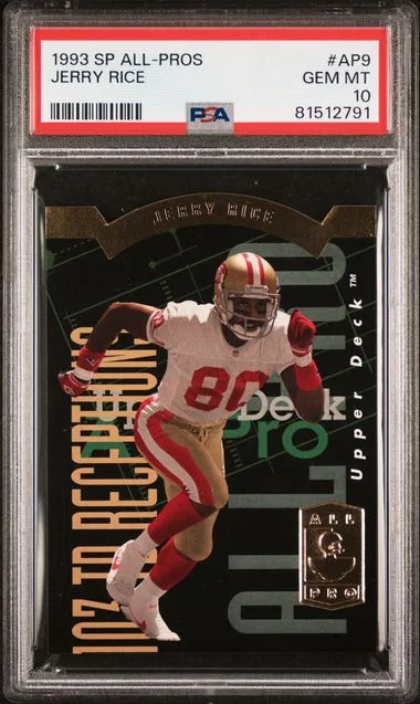 1993 SP All-Pros Jerry Rice #AP9 card image