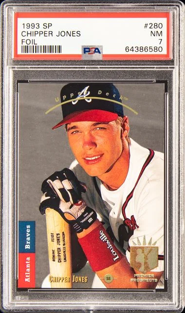 1993 SP Foil Chipper Jones #280 card image