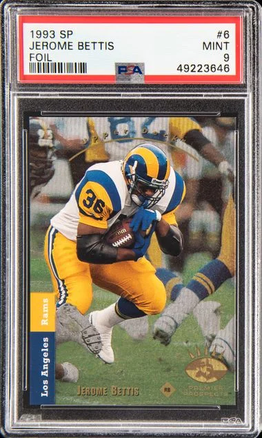 1993 SP Foil Jerome Bettis #6 card image