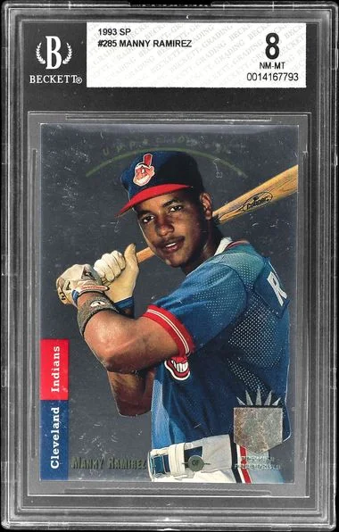 1993 SP Foil Manny Ramirez #285 card image