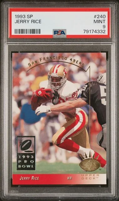 1993 SP Jerry Rice #240 card image